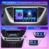 2 DIN Android Carplay Car Radio For Hyundai Solaris 2017-2020 Multimedia Player Head Unit Stereo GPS Navigation BT WIFI 2+32GB
