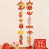 2pcs Traditional Chinese New Year Pendants Blessing Fu Character Pendant  Wall Bedroom Decoration