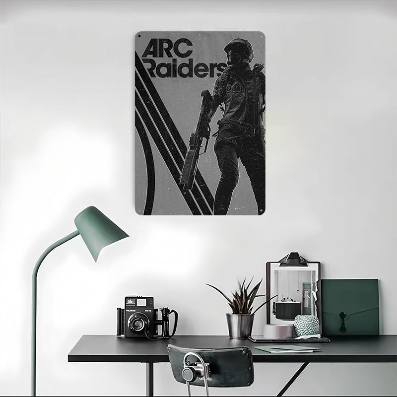 Arc Raiders Game Metal Poster Customized Wall Art Retro Vintage Tinplate Signs for Man Cave Decoration Bedroom Decorations House