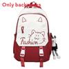 Cat Printed Backpack Large Capacity Breathable Outdoor Leisure Schoolbag Travel