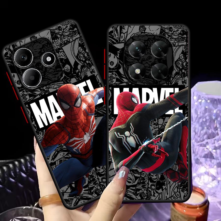 Case for Xiaomi Redmi Note 14 A4 13C 14C 10 13 Pro Plus 9S 12 11 Funda Phone Cover Spider-Man Heroes Return