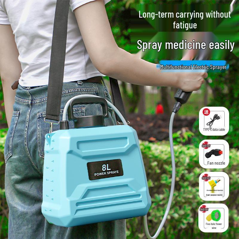 Electric Agricultural Watering and Pesticide Sprayer for Home and Garden Use