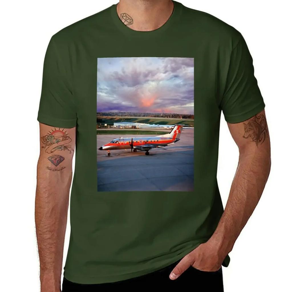Embraer EMB120RT Atlantic Southeast Airlines TShirt oversized tops plain t shirts for men
