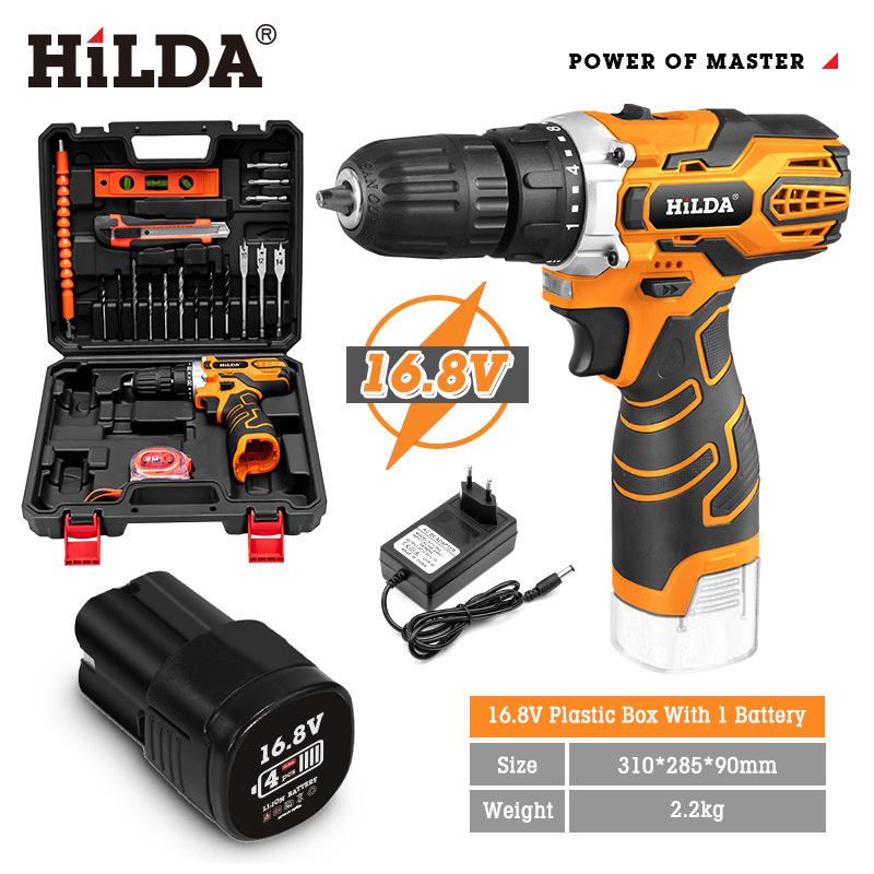 Hilda Rechargeable Lithium Multi-Function Impact Drill and Screwdriver