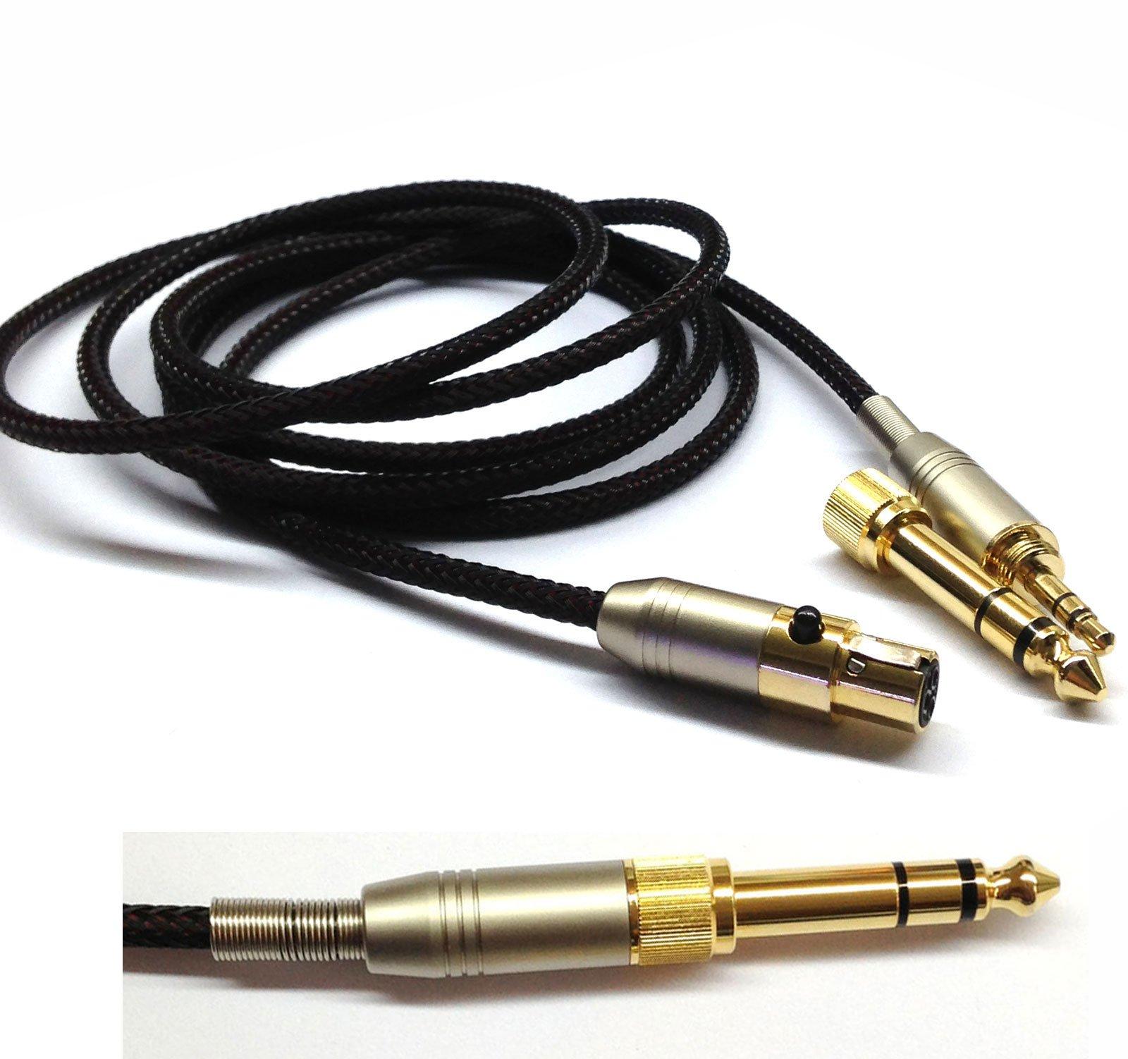 

Replacement/Upgrade Cable for AKG K141, K171, K181, K240, and Pioneer HDJ-2000 Headphones (1.2m/1.5m/2m/3m, 2m H-3)