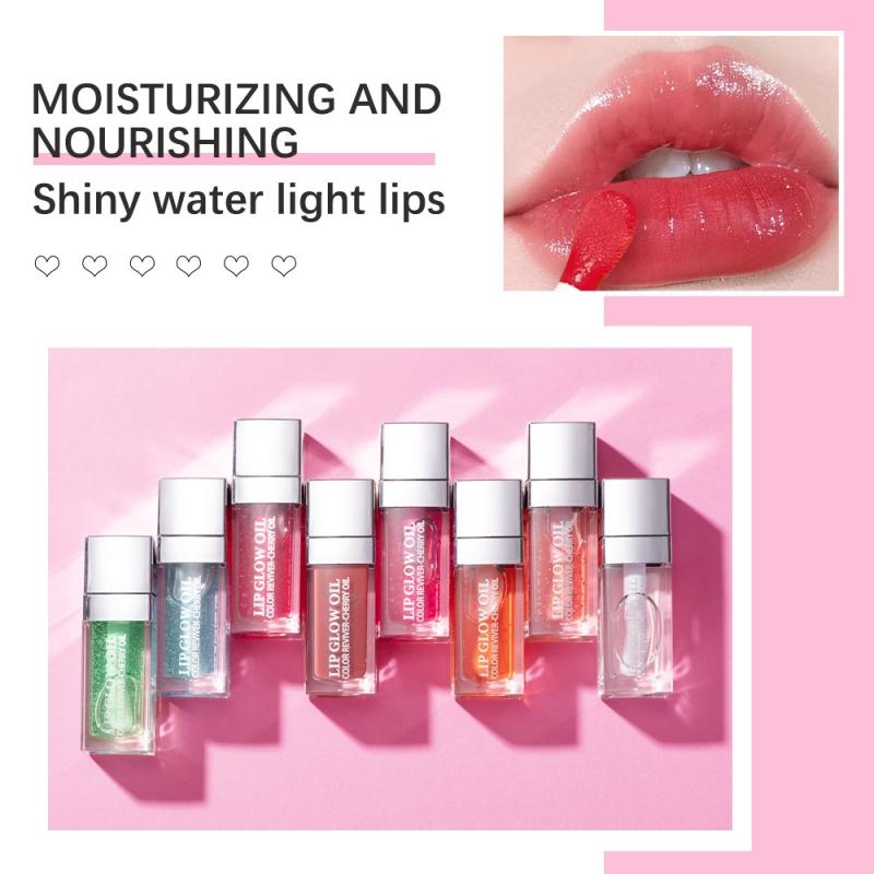 

Олія для губ Lip Glow Oil Прозора глянцева олія-бальзам для губ Зволожуюча та гідратуюча Зробіть губи яскравими Щоденний макіяж губ
