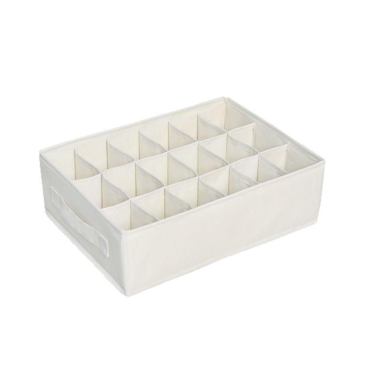 Oxford Cloth 18-Compartment Drawer Organizer for Socks & Underwear