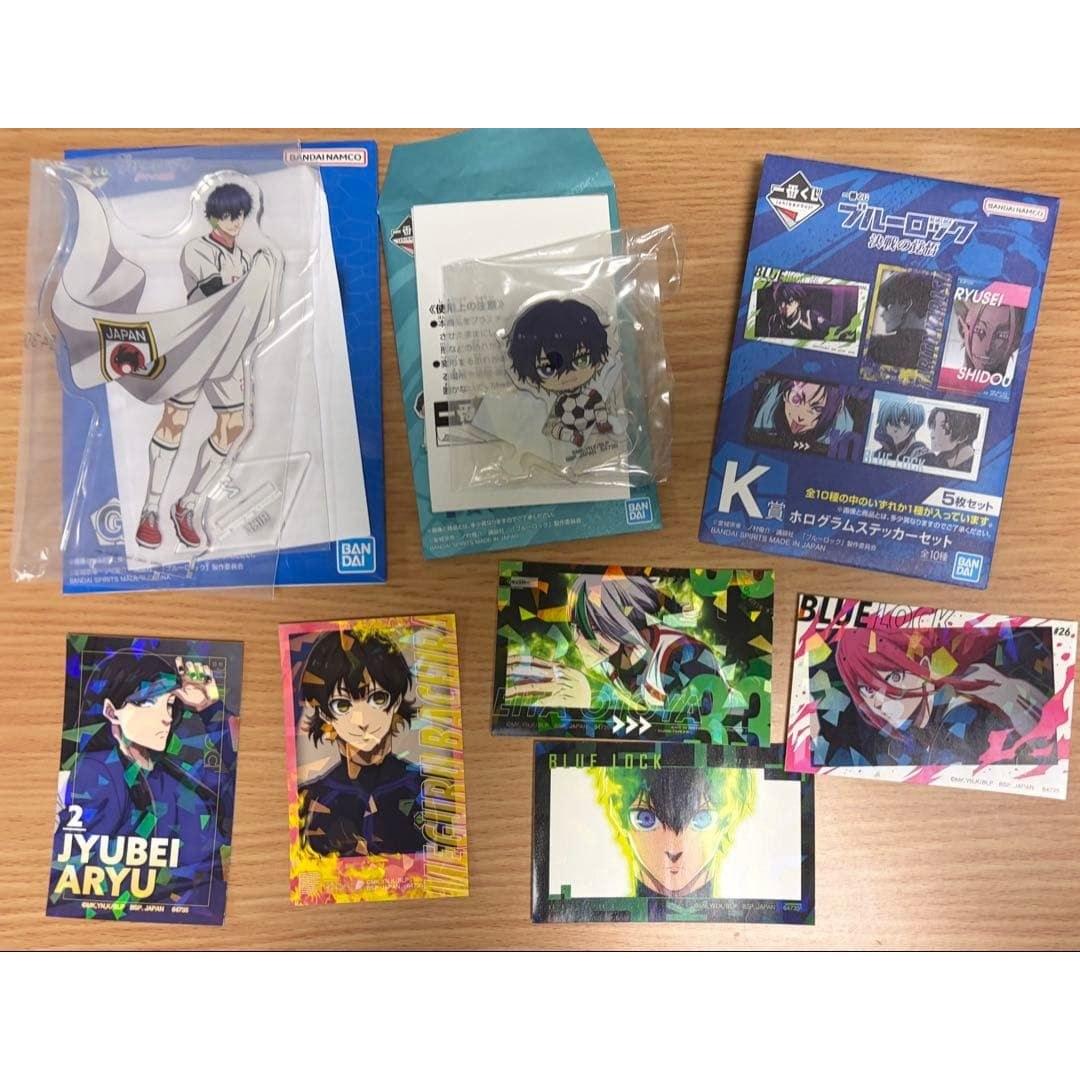 Blue Lock Oliva Aizora Acrylic Stand Acry Seal Set Ichiban Kuji