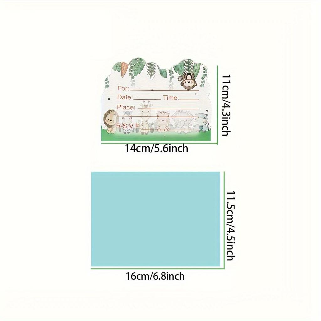 Dschungeltiere Geburtstagsfeier Dekorationen & Geschirrset