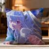 Hot PPlastic Memoriesew Cushion Cover Soft Washable Pillow Case Multi-Scene for Couch Bed Travel Office Use