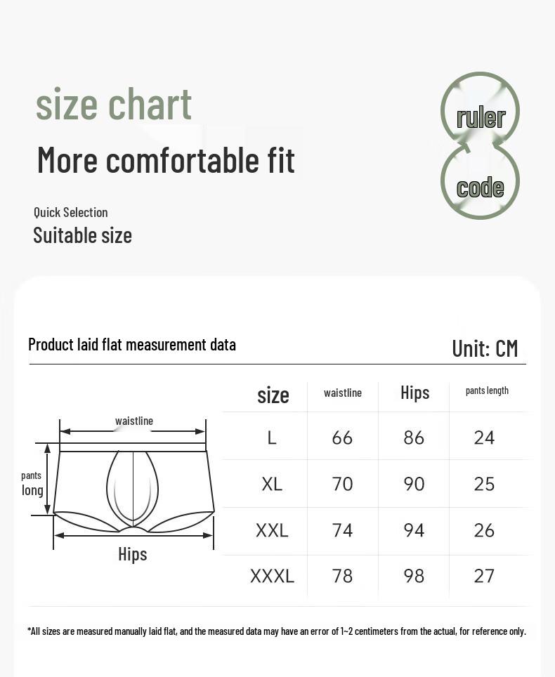 Fenteng Men's 4-Pack Antibacterial Printed Cotton Boxer Briefs