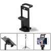 Universal Tablet Phone 2 In 1 1/4" Tripod Mount Clamp Holder Bracket Selfie Clip