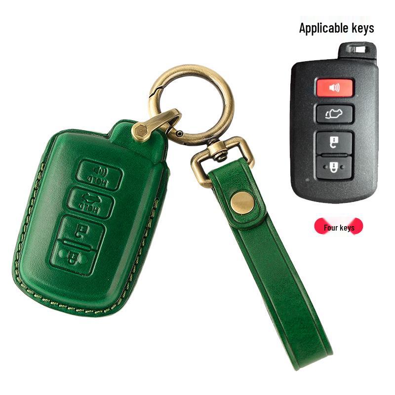 Cross-Border Compatible Cowhide Key Bag for Toyota Avalon, Camry, Corolla, Highlander, RAV4