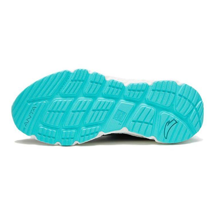 Anta Kids Mesh Non-Slip Shock Absorbing Low-Top Casual Shoes Kids Sneaker Black Blue 312328802-8