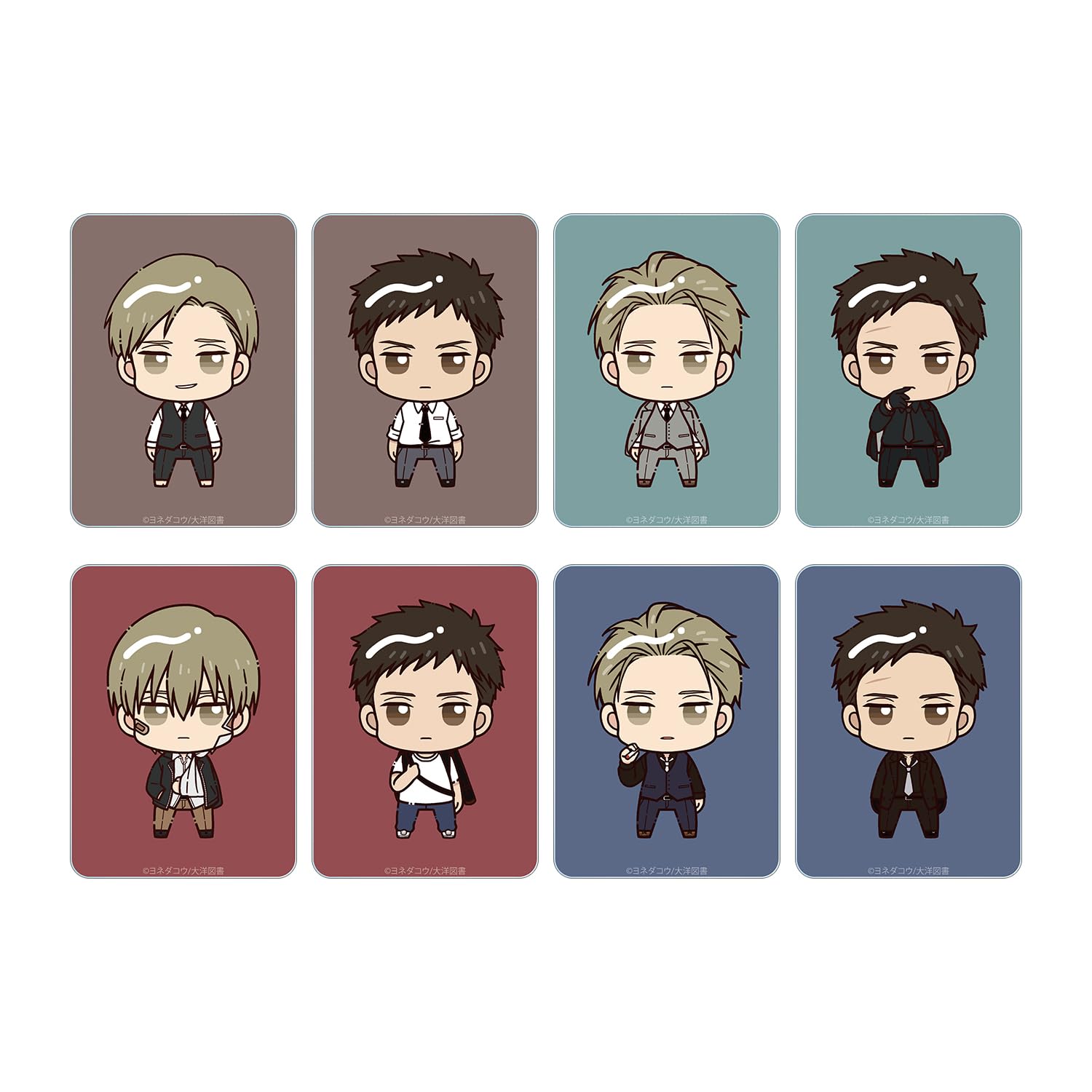 

Щебетающие птицы никогда не летают. Коробка из 8 акриловых карточек Chokonto!