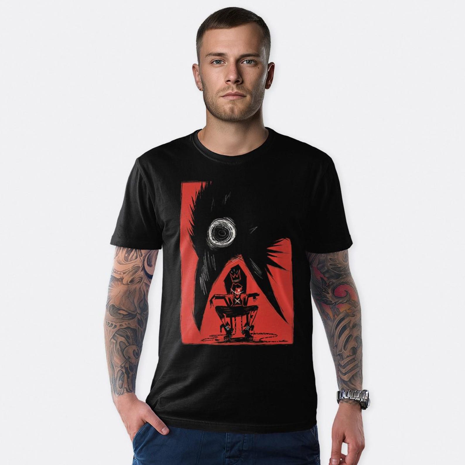 Arcane Jinx Crow T-Shirt, Men s and Women s Sizes (ARC-27867) 2XL