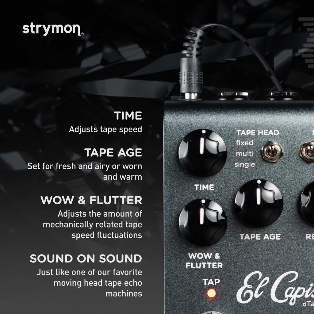 Capistan V2 El Capistan Tape Echo Strymon/El