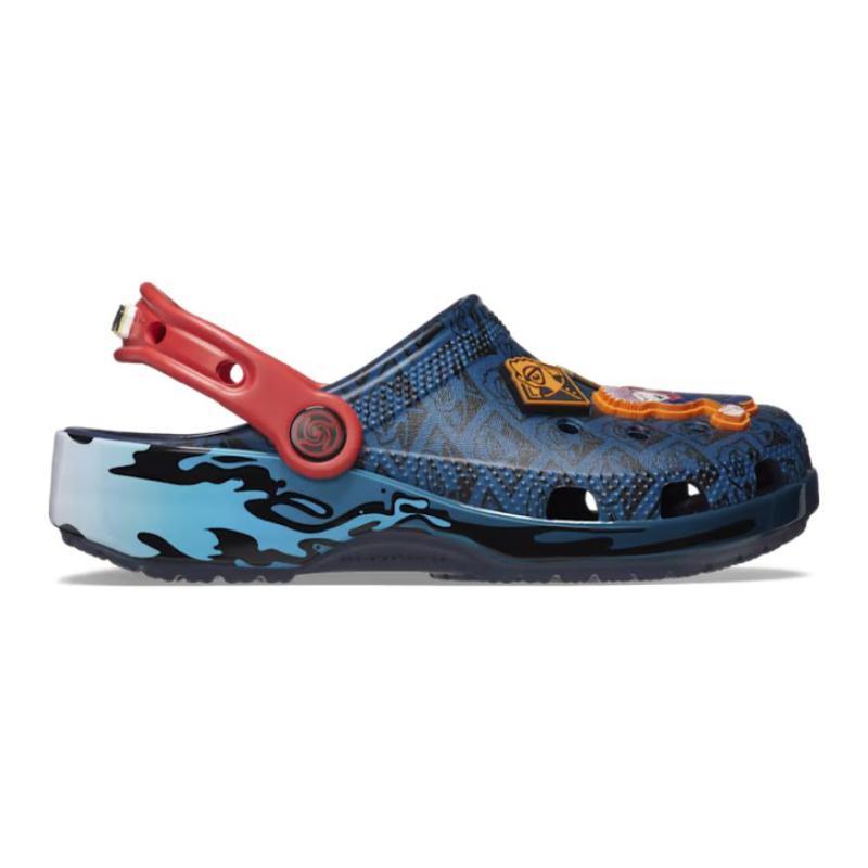 Crocs Round Toe Comfortable Anti-Kick Shock Absorbing Children's Sandals Blue Kids' Model