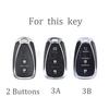 2/3/4 Buttons Tpu Car Key Case For Chevrolet Chevy Malibu Camaro Cruze Traverse Sonic Volt Bolt Equinox Key Cover Fob Keychain