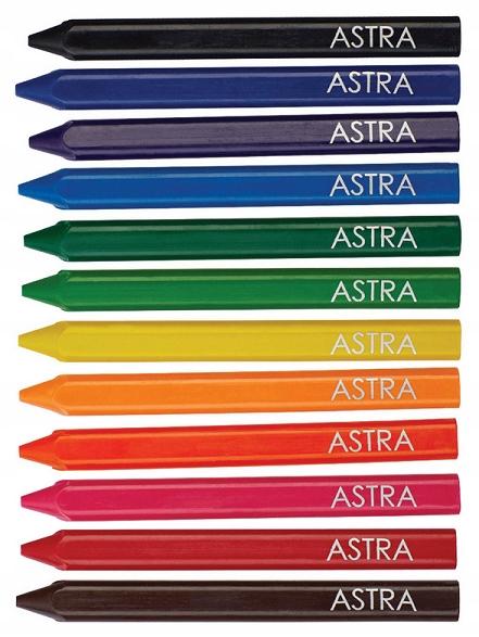 KREDKI ŚWIECOWE TRÓJKĄTNE 12KOL 316118001