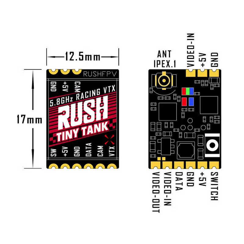 RUSHFPV TINY TANK 5V 350mW Nano VTX