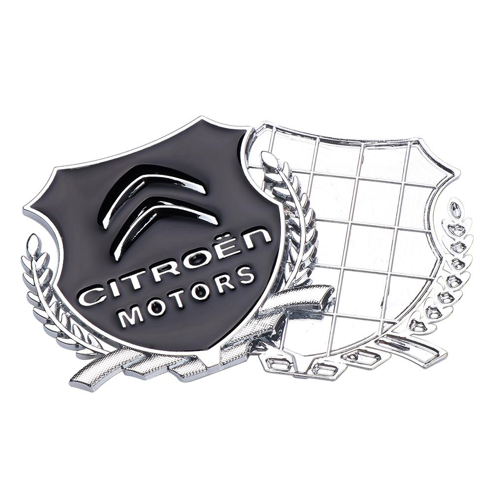 Autocollant Métal 3D Forme Épi de Blé pour Voiture Carrosserie Coffre Moto Autocollant Décoratif Pour Citroen C1 C2 Grand C4 Picasso VTS C-ELYSEE