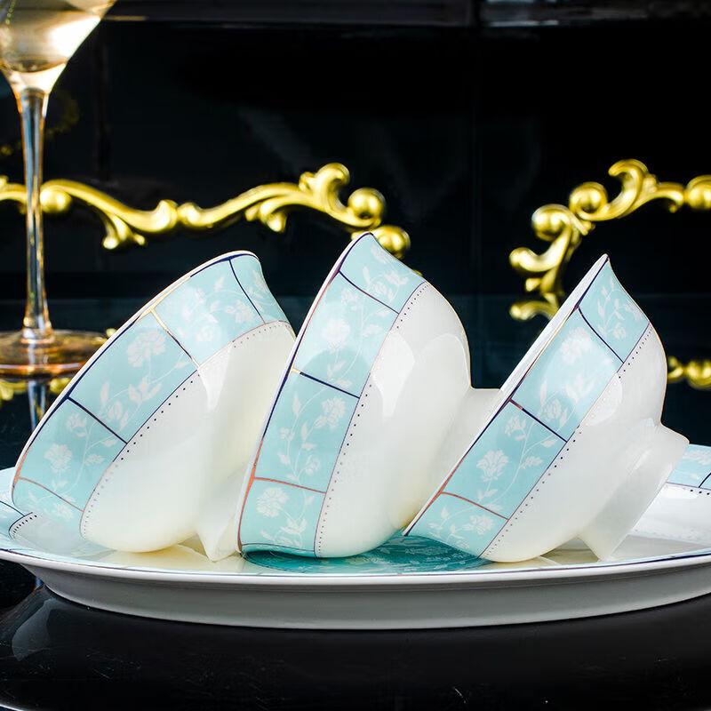 Jingdezhen Handmade Ceramic Soup Plates (4-Pack)