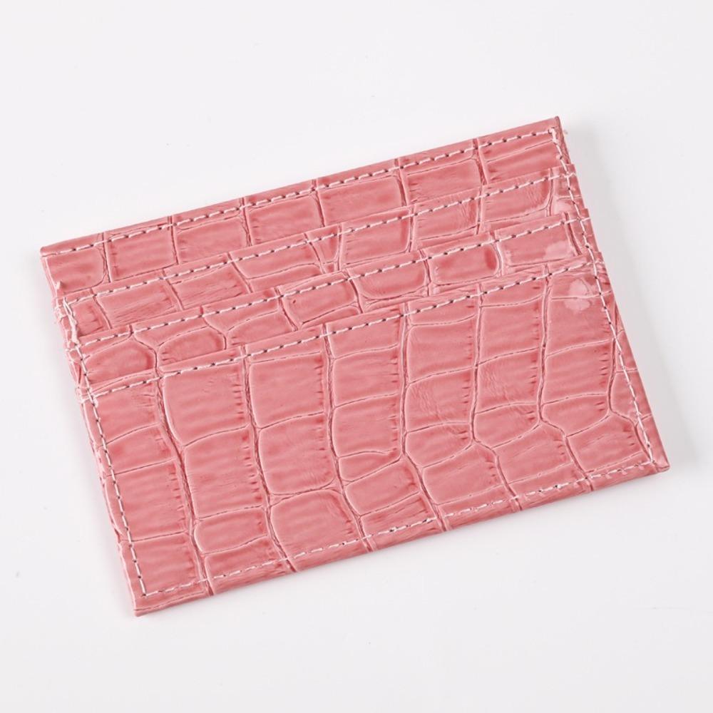 New PU Leather Slim Women Card Holder Thin Id Bus Card Cover Wallet Purse Waterproof Business Credit Card Case Bag