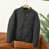 Warm Lightweight Waterproof Women's Quilted Jacket Stand Up Collar Diamond Cotton Coat Casual Loose Large Size Outerwear