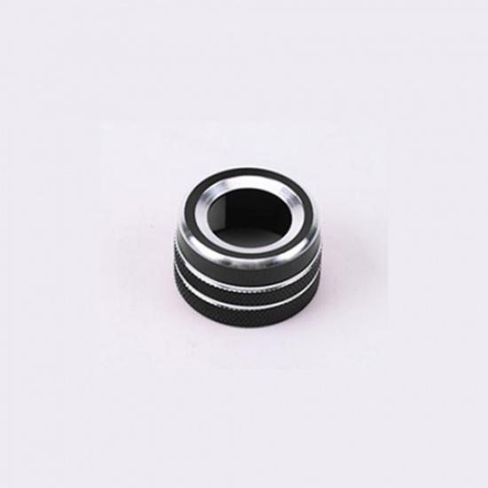 Black Aluminum Rearview Mirror Adjust Knob Cover For Toyota Corolla -