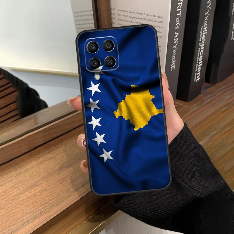 Kosovo Passport Flag Case For Samsung Galaxy M20 M14 M34 M54 M13 M23 M33 M53 M21 M51 M30s M31s M12 M32 M52 Cover