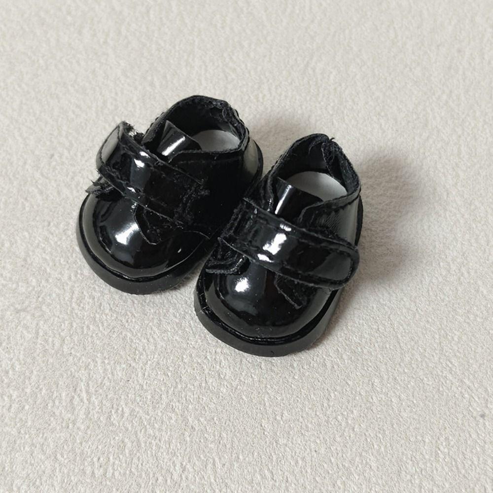 with Stickers Leather Shoes 3.8cm Length Shoes Outfit Accessories For 15/17cm Doll Decoration