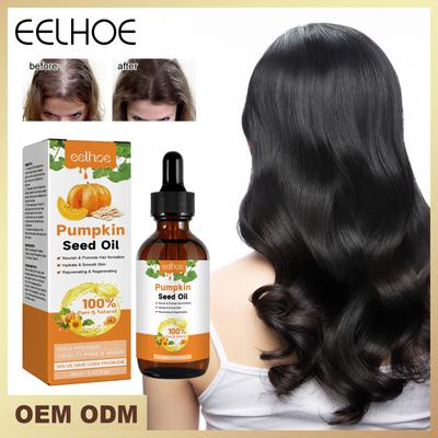 Pumpkin Seeds Hair Essential Oil Hair Growth Oils Pure Natural 60ML Hair Essential Oils for Nourish Shiny Hair Healthy Hair Care