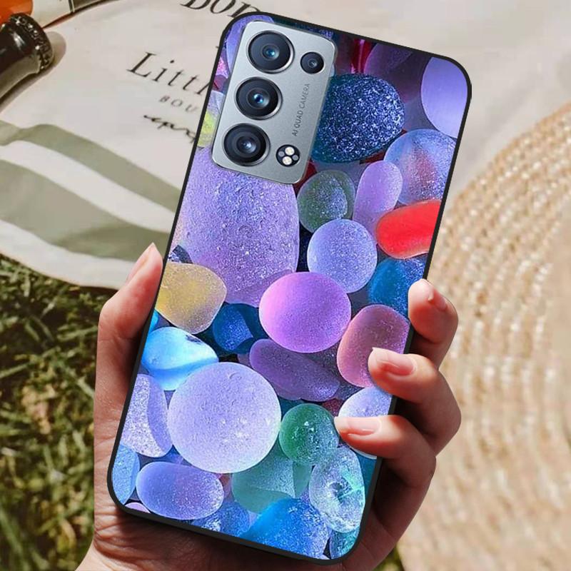 Für Oppo Reno 6 Pro 5G CPH2247 Hülle Silikon Rückseite Handyhülle Für Oppo Reno 6 Pro 5G CPH2249 Hüllen Reno6 Pro Weiche Stoßstange