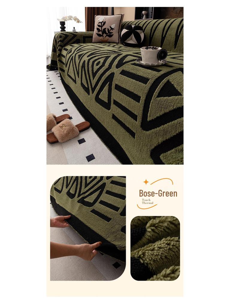 Chenille Universal Sofa Slipcover - Dustproof & All-Season Protection