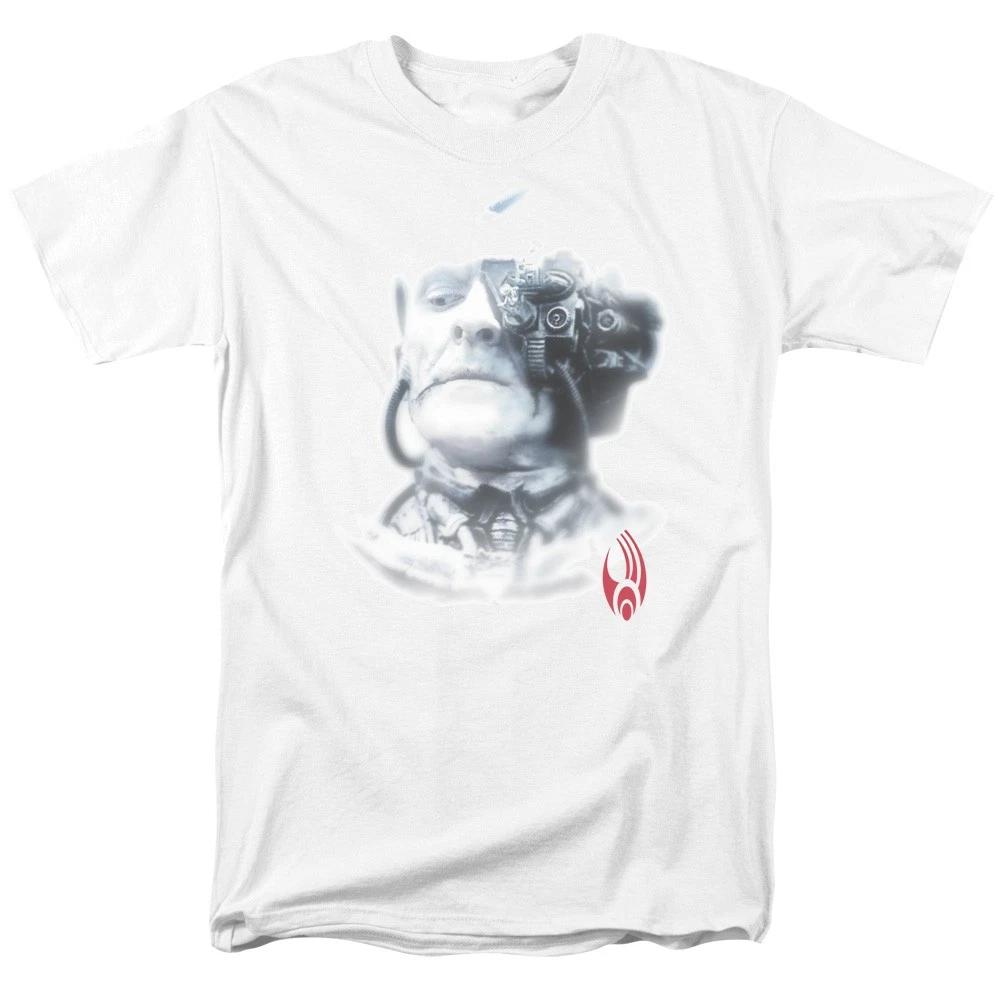 Star Trek - Borg Head - Unisex Short Sleeve Children s T-shirt - White 140