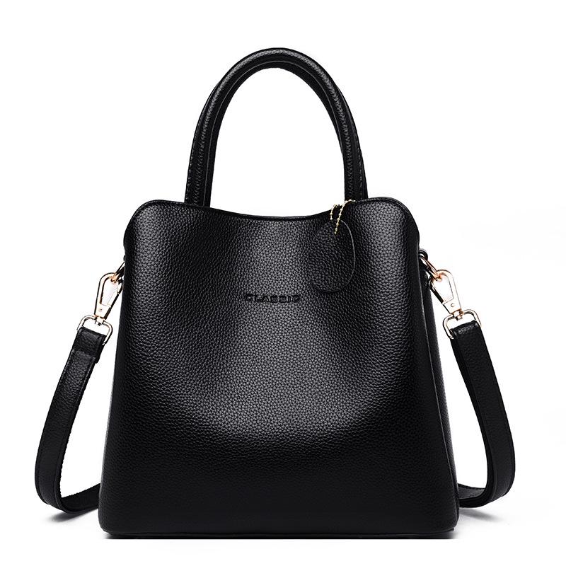 2024 Women's Fashionable Handbag: Large Capacity Tote & Versatile Crossbody