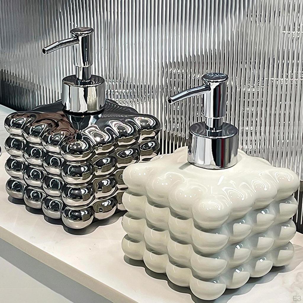 Keramik-Lotionspender für Flüssigseife und Duschgel, 370 ml Fassungsvermögen