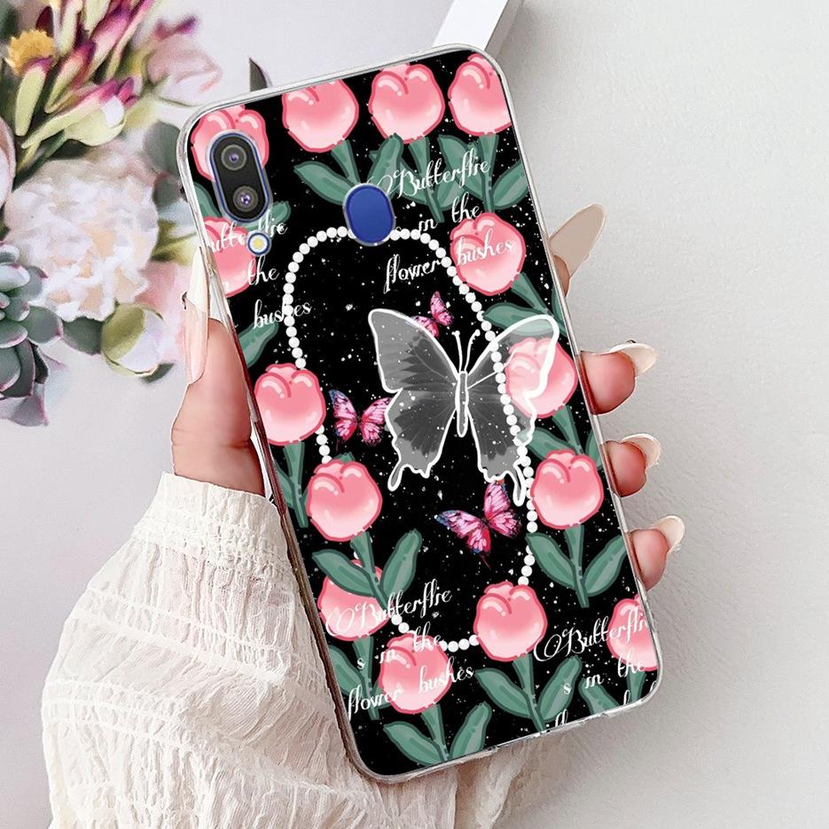 For Samsung Galaxy M10 M20 M30 Case New Fashion Painted Cover Clear Silicone Soft Slim Phone Case For Samsung M10 M20 M30 Fundas