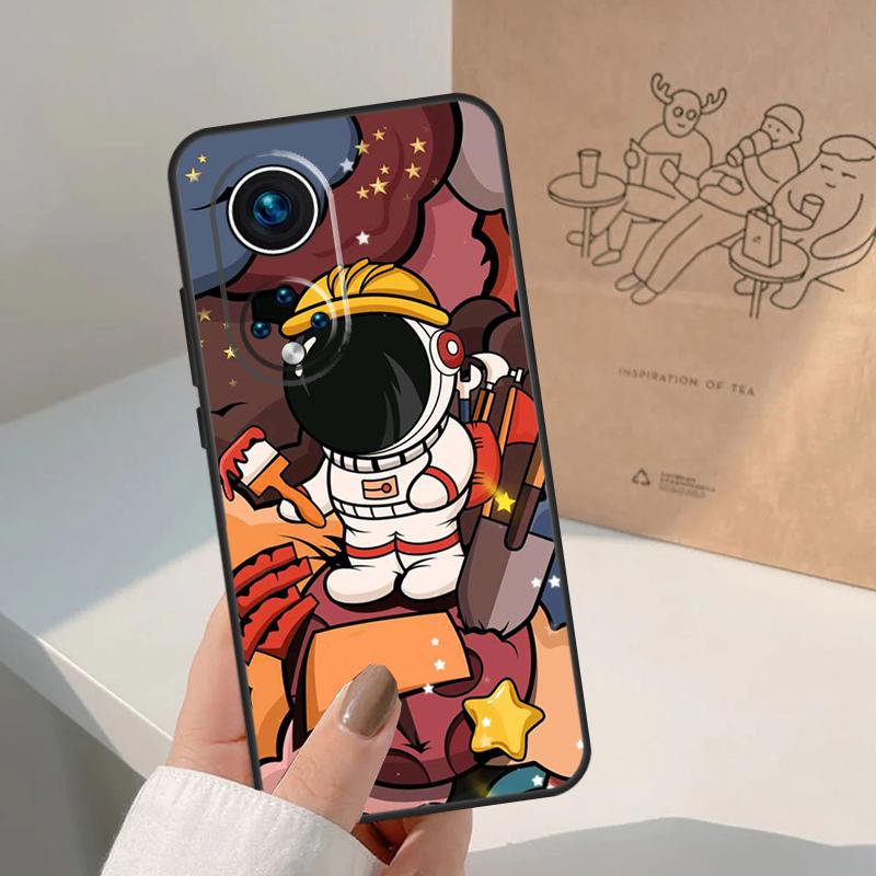 Star Astronaut Cute For Huawei P20 P30 P40 P60 Pro P Smart Nova 9 5T Honor 70 90 50 Magic5 Lite X7a X9a X8a Case