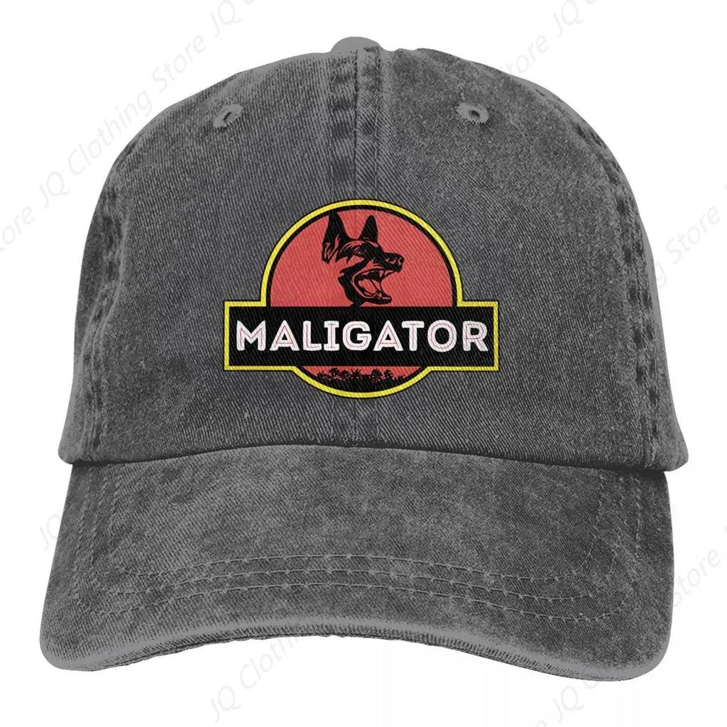 Belgian Malinois Dog Men Pure Color Dad Hats Sun Visor Baseball Caps Peaked Cap