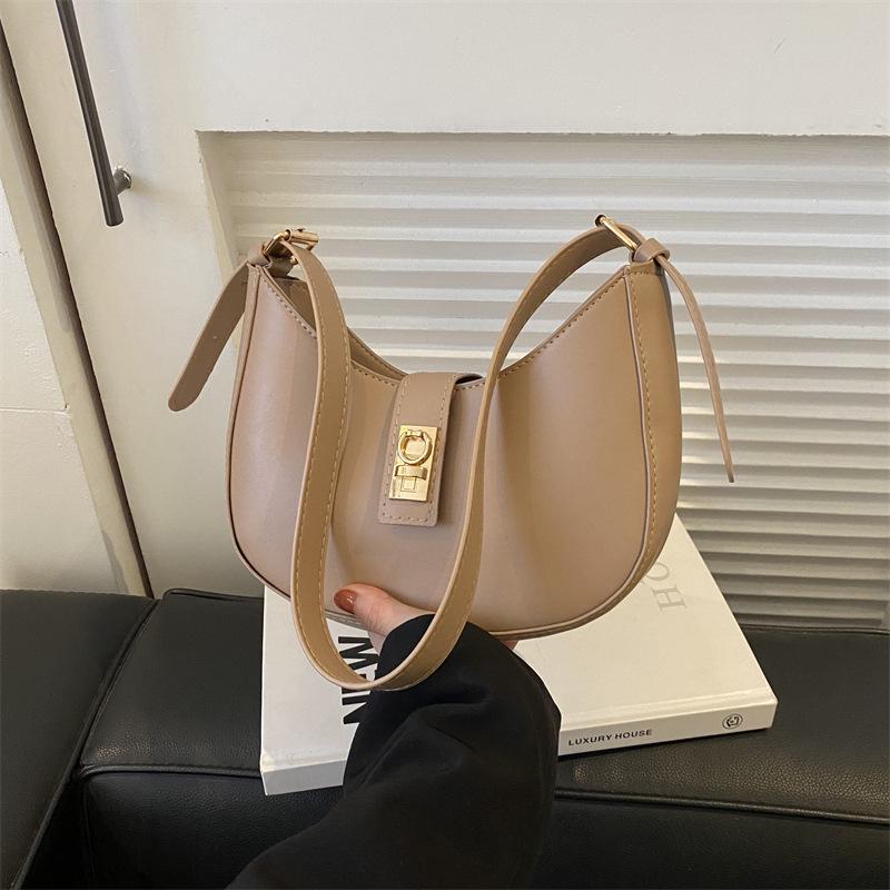 

Winter 2023 Retro Minimalist Korean-Style Women s Dumpling Shoulder Bag чёрный