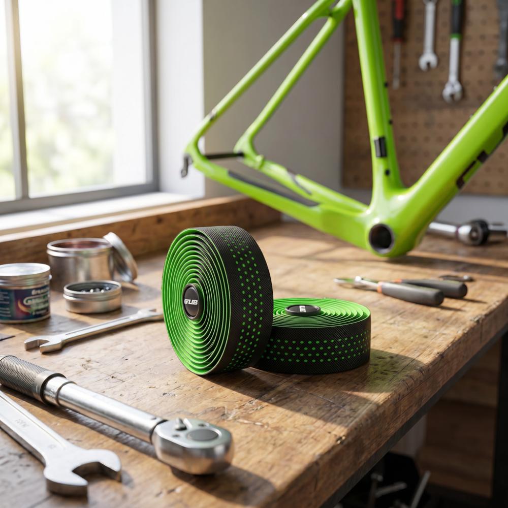 2 Rolls with 2 Bar Plug Bike Handlebar Tape Non-Slip Bicycle Bar Tape  Mountain Bike Riding