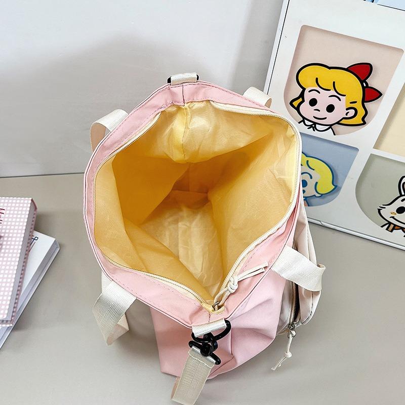 Large capacity women's bag tote bag new shoulder bag cartoon sweet messenger bag tutoring bag