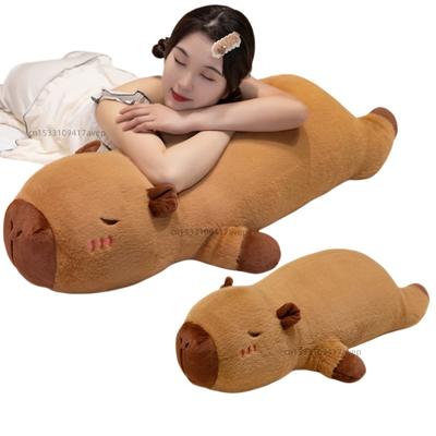 0.6-1M Long Long Strip Capybara Cartoon Pillow Comfortable Pregnant Legs Pillows Cushion Bed Nap Sleeping Toys for Girl School