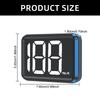 Automotive HUD Speed And Navigation Projector with Integrated Real Time Data Projection Suitable For Day Night Driving