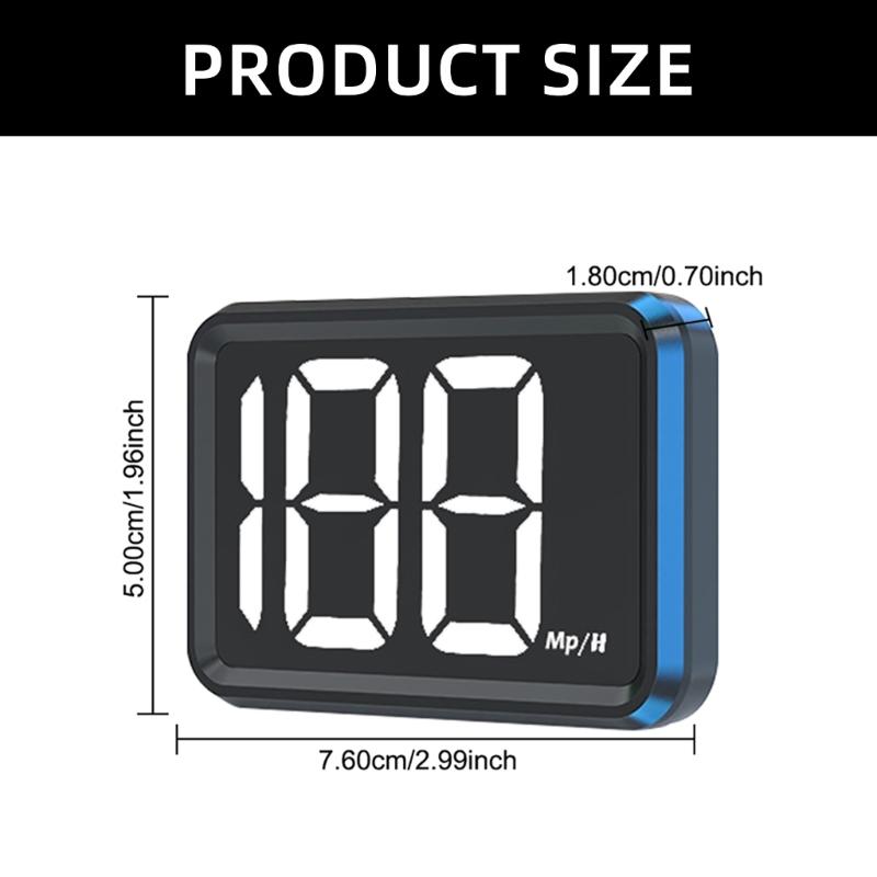 Automotive HUD Speed And Navigation Projector with Integrated Real Time Data Projection Suitable For Day Night Driving