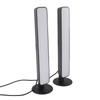 RGB-Lichtleiste Gaming-Lichtleisten 24-Tasten-Fernbedienung USB-betrieben Desktop-Schallaufnahmeleuchte für Gaming-PC-Raum