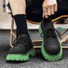 Moda Uomo Estate Scarpe Basse in Pelle Nappa Moda Nappa Platform Nuova Tendenza Versatile Scarpe Casual Business Giappone Coreano Scarpe da Uomo