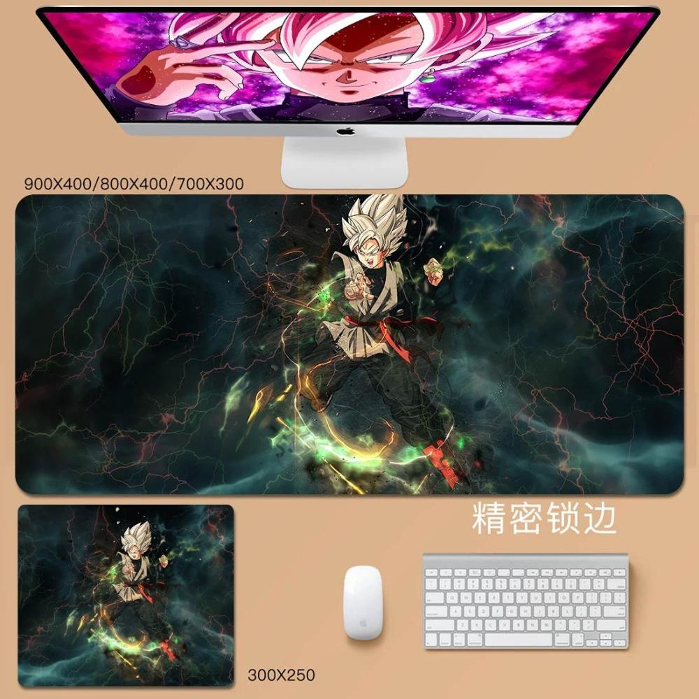 Man Cool Mouse Pad Convenience Dragon Ball Animation Son Goku Leather Mouse Pad Cartoon Vegeta Bulma Broly Large Keyboard Pad Student Desk Pad